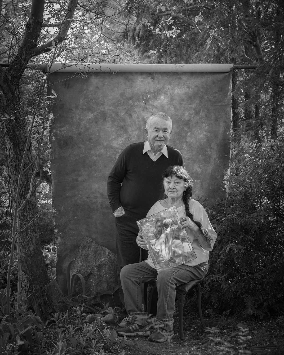 Reflected Presence. Family photo