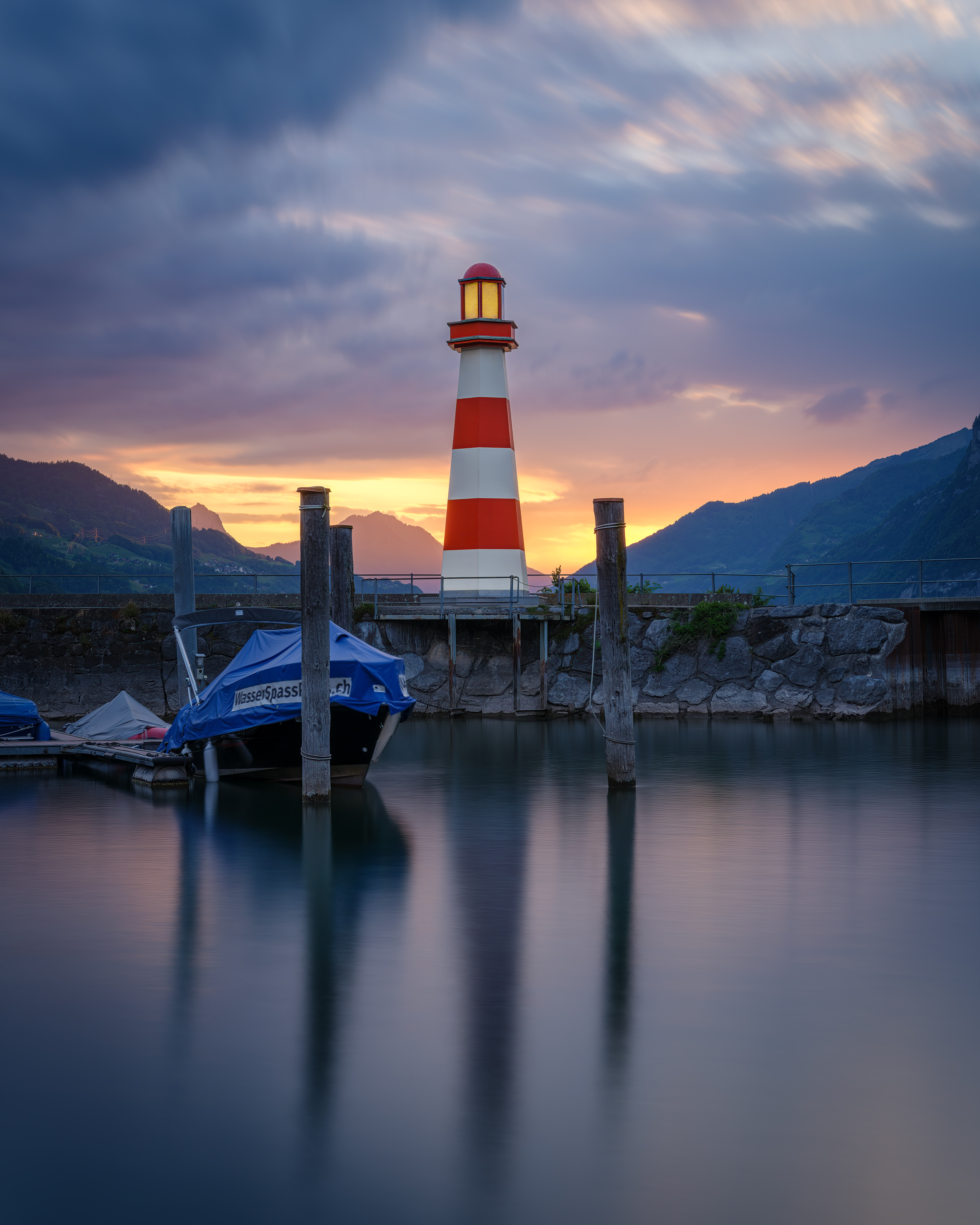 Lighthouse in the mountains