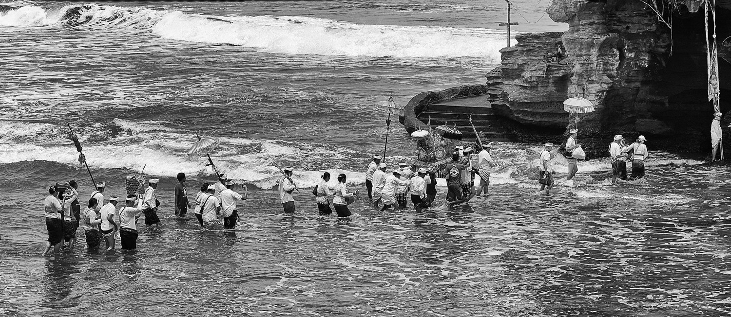 Melasti at Tanah Lot
