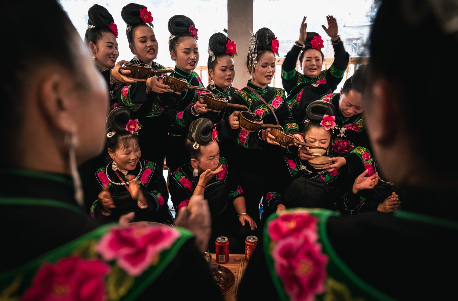 High Mountain Flowing Water