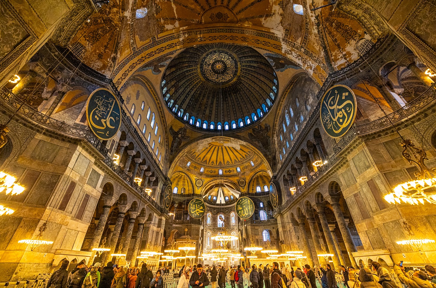 Winter Halos in Hagia Sophia