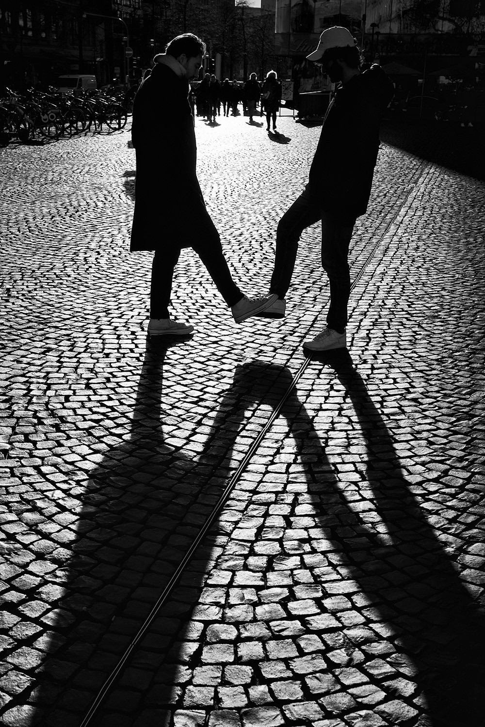 Shadows in Frankfurt
